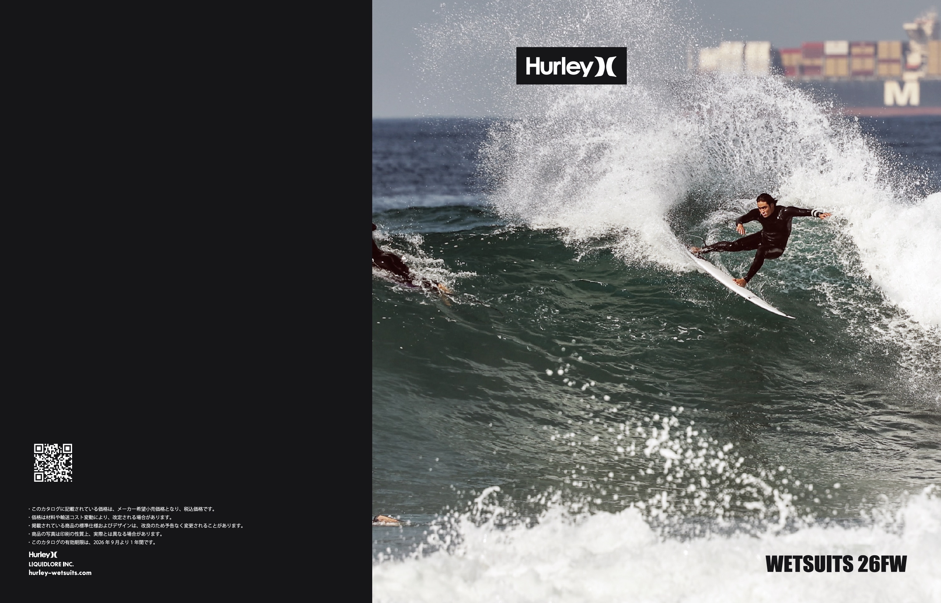 Hurley WETSUITS 26FW カタログを見る